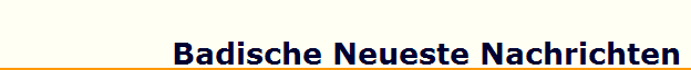 Badische Neueste Nachrichten