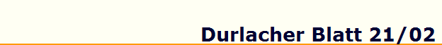 Durlacher Blatt 21/02