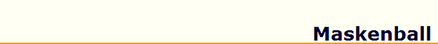 Maskenball