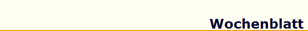 Wochenblatt